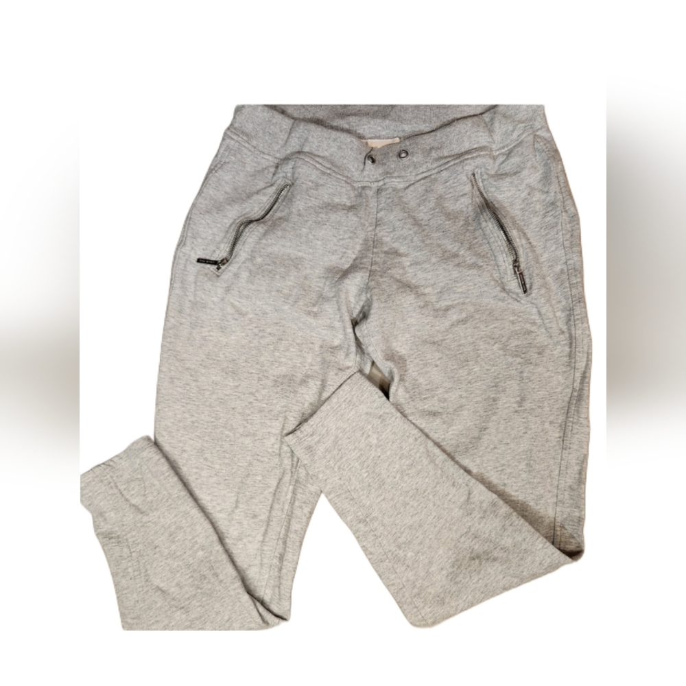 Michael by Michael Kors skinny ankle track pants sweatpants Grey Heather